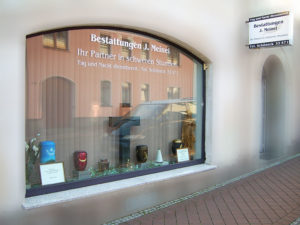 Unsere Filiale in Schöneck - Das Schaufenster.